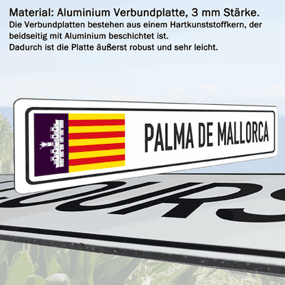 Ortsschild Mallorca  - Ihr Wunschort