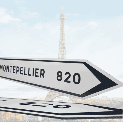 Richtungspfeil Frankreich