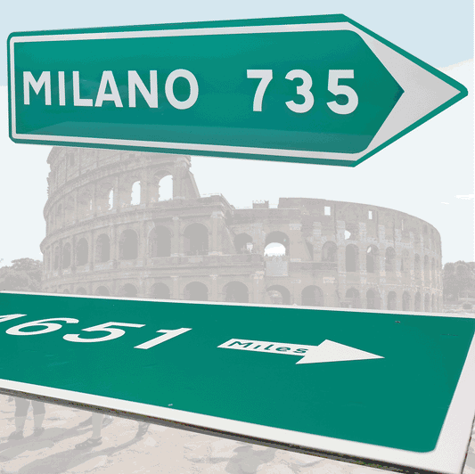 Richtungspfeil Italien