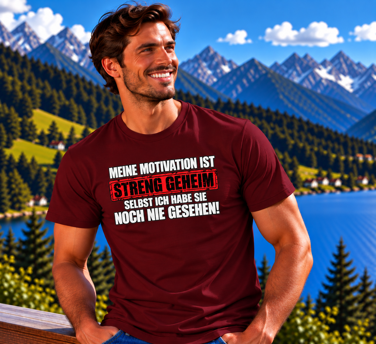 Funshirt "STRENG GEHEIM"