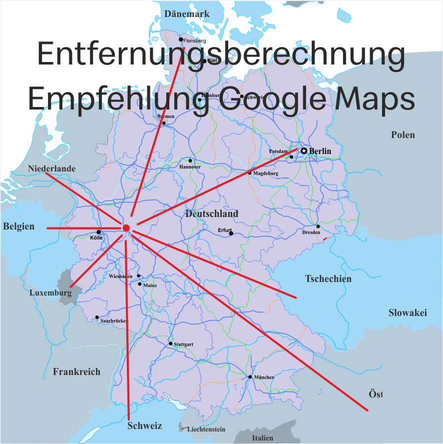 Richtungspfeil Deutschland