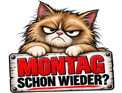 Funshirt "MONTAG SCHON WIEDER?"