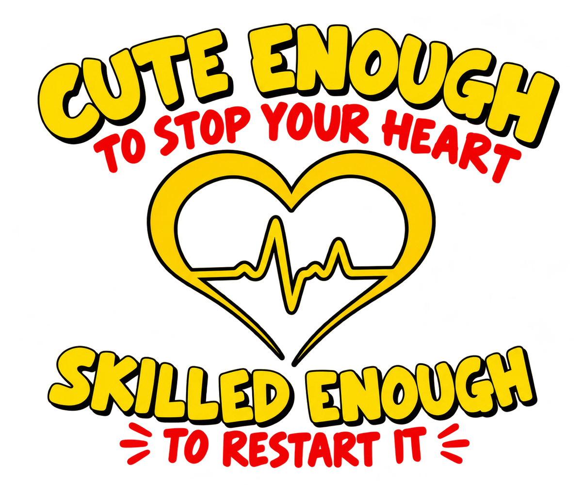 Funshirt "CUTE AND SKILLED"