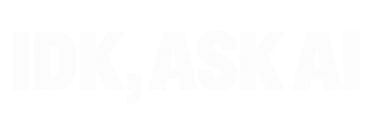 Funshirt "IDK, ASK AI"