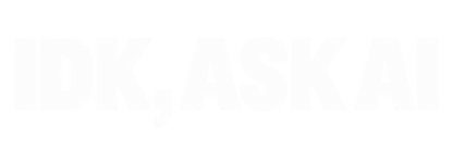 Funshirt "IDK, ASK AI"
