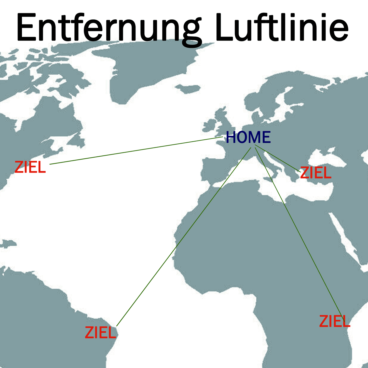 Richtungspfeil Deutschland