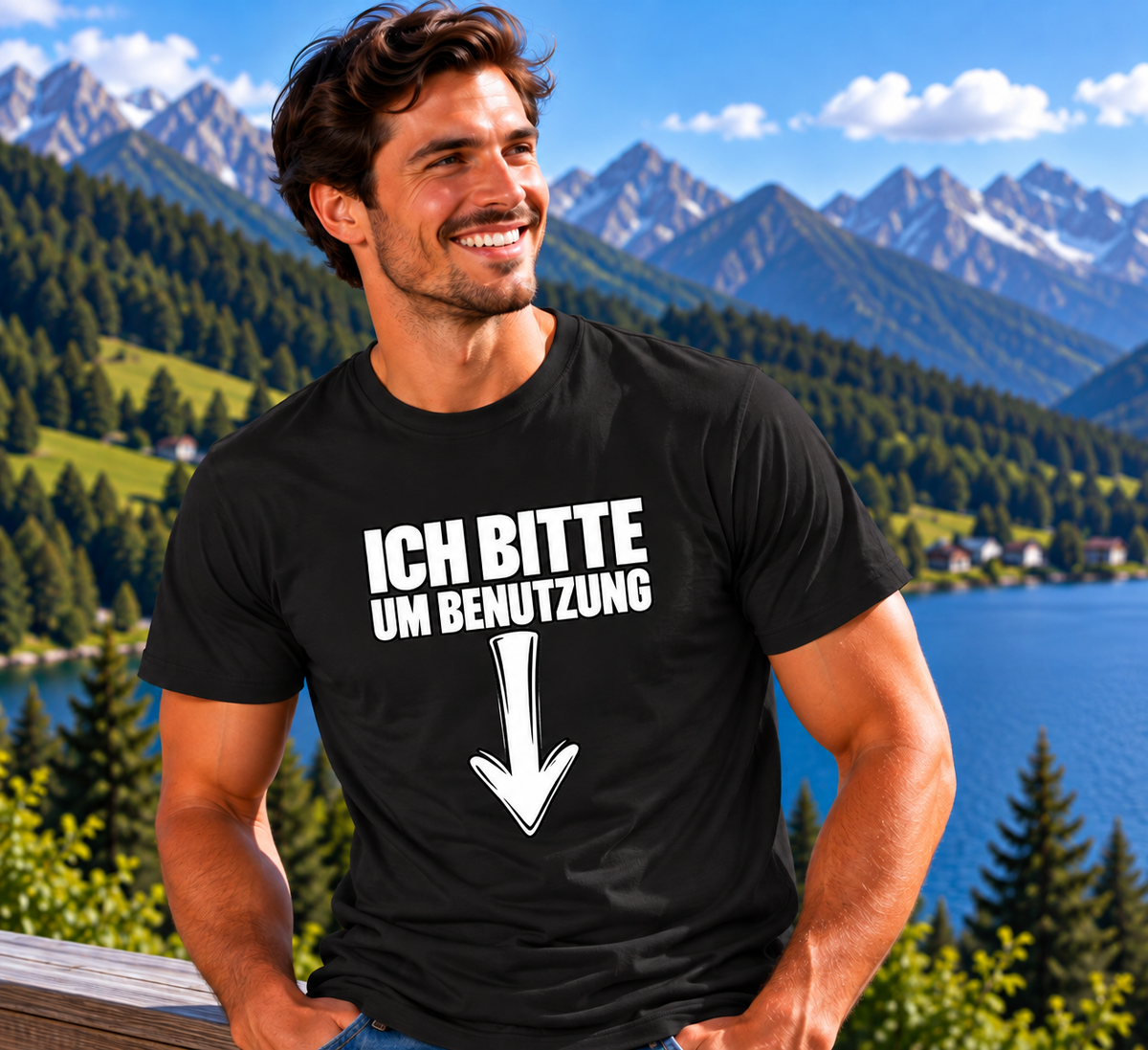 Funshirt "ICH BITTE UM BENUTZUNG"