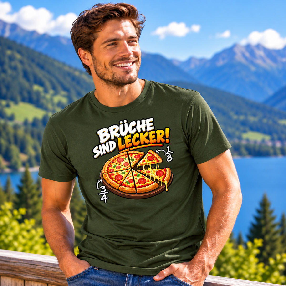Funshirt "BRÜCHE SIND LECKER"