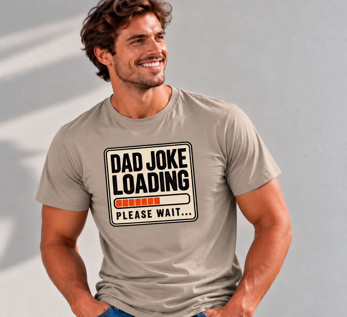 Funshirt "DAD JOKE LOADING"