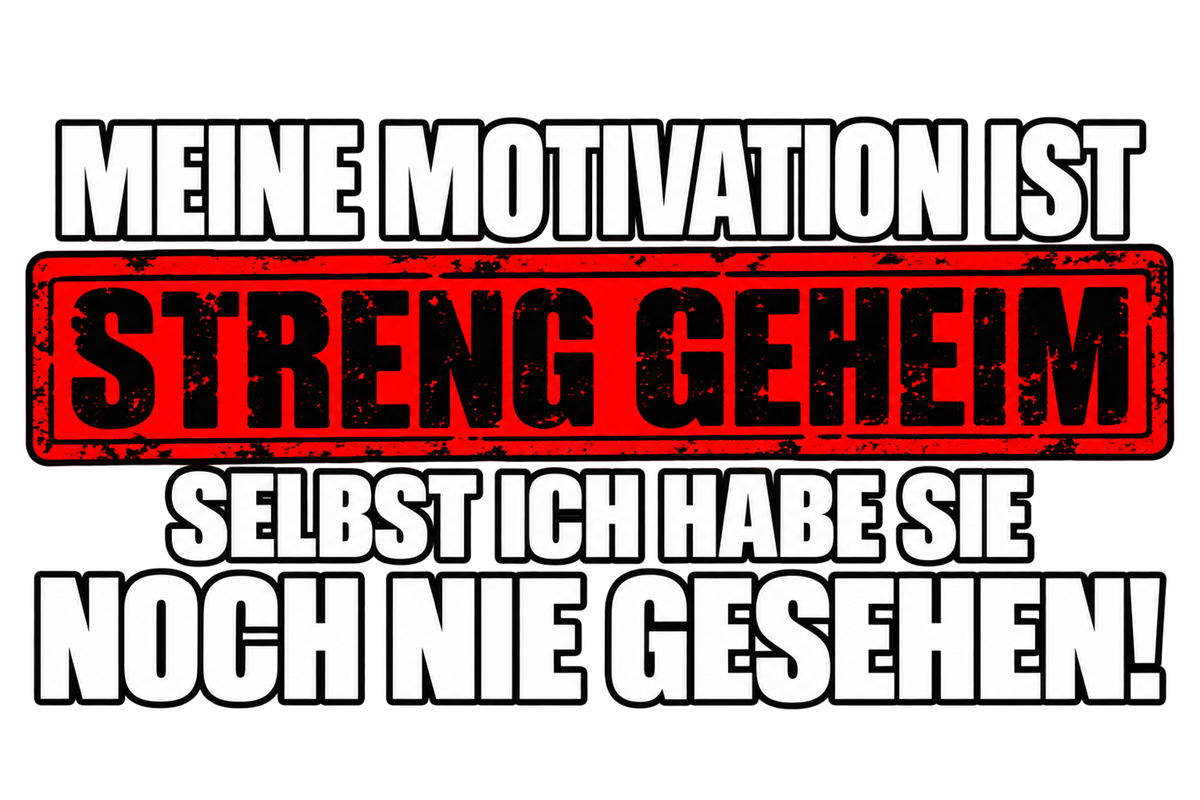 Funshirt "STRENG GEHEIM"